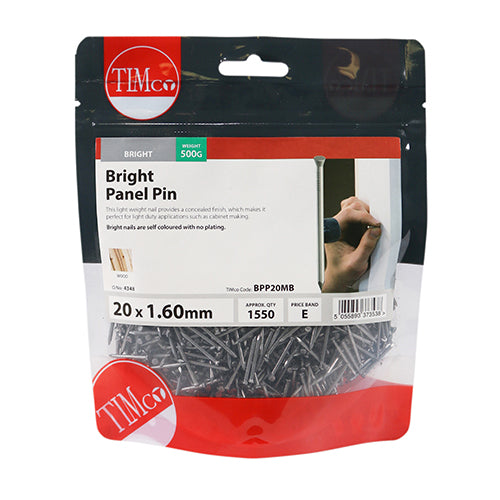 Panel Pin - Bright - 20 x 1.60 | 0.5kg