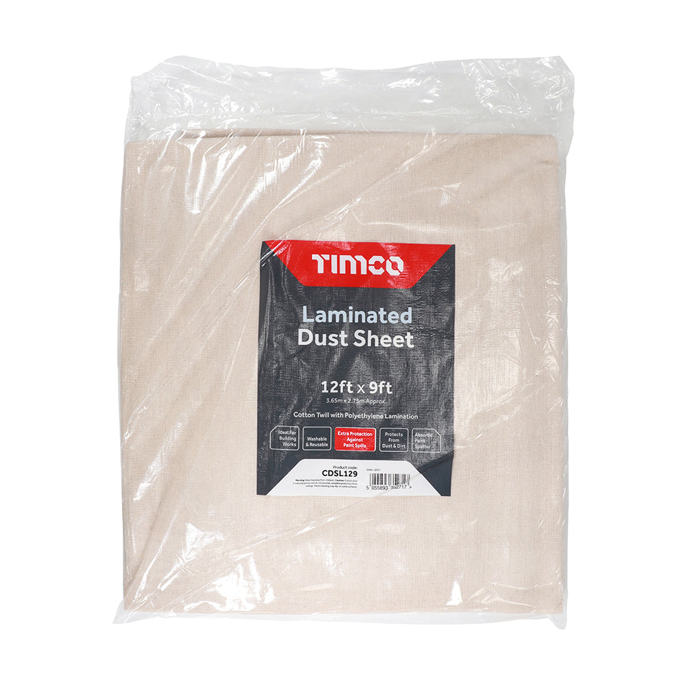 Timco Laminated Dust Sheet Timco