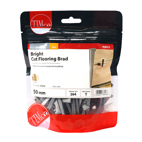 Cut Flooring Brad - Bright - 50mm | TIMbag