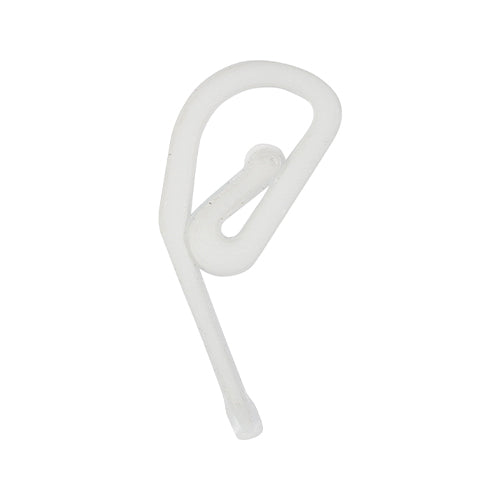Curtain Hooks - White - | TIMpac of 35