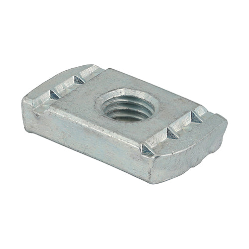 Channel Nut Without Spring BZP - M10 | Box of 100