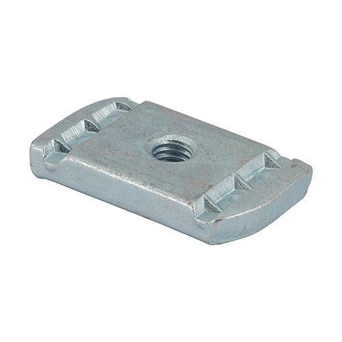 Channel Nut Without Spring BZP - M6 | Box of 100