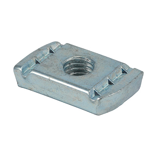 Channel Nut Without Spring BZP - M8 | Box of 100