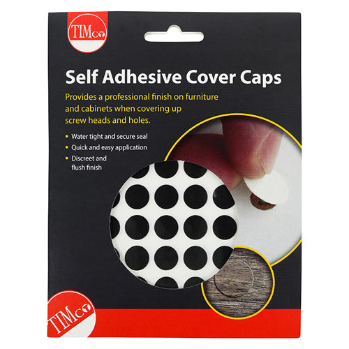 Adhesive Caps Anthracite Grey - 13mm | Pack of 112