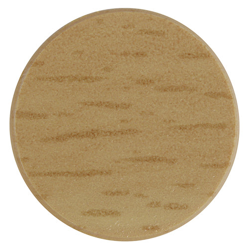Adhesive Caps Beech - 13mm | Pack of 112