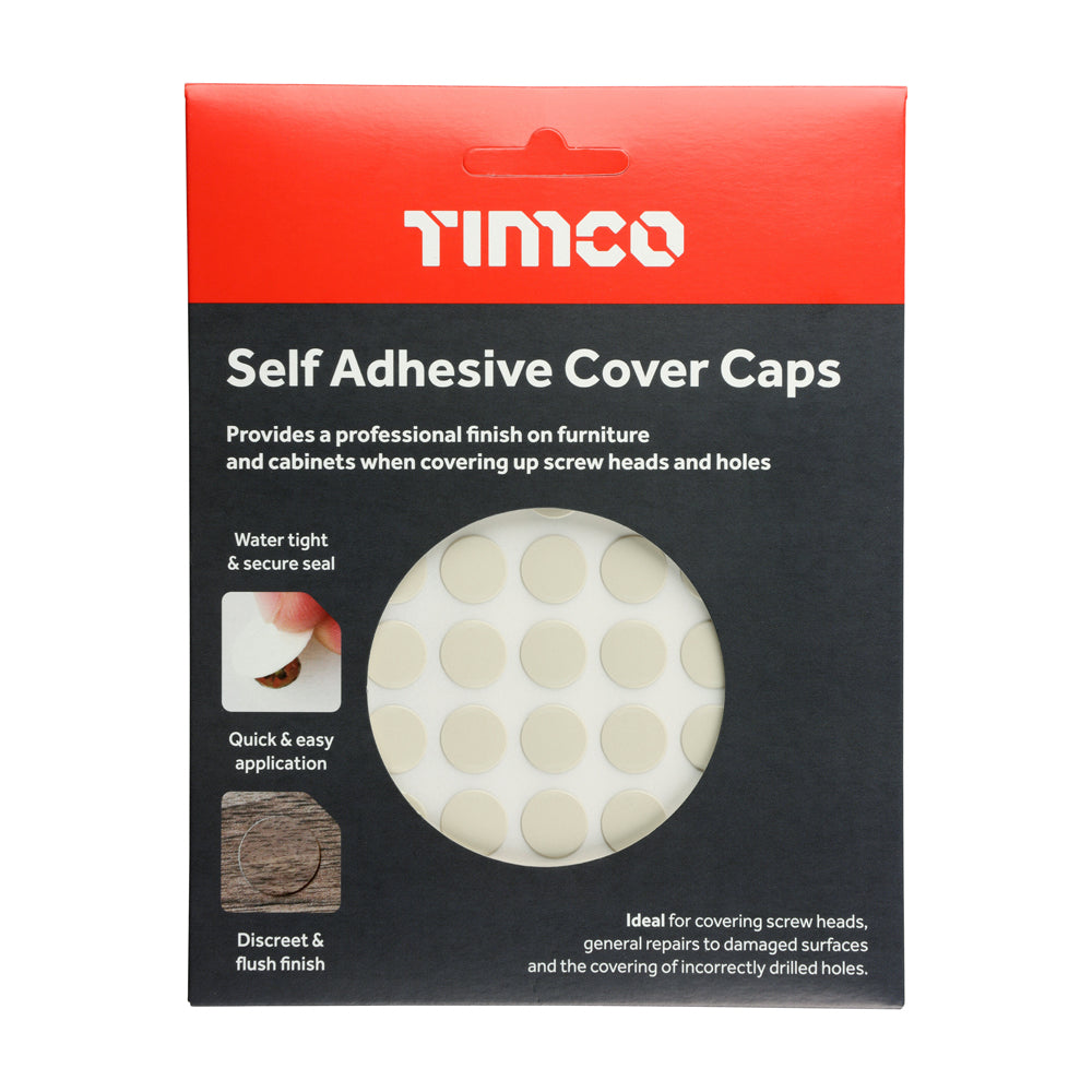 Adhesive Caps Beige - 13mm | Pack of 112