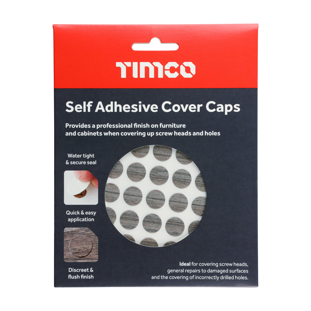Adhesive Caps Driftwood - 13mm | Pack of 112