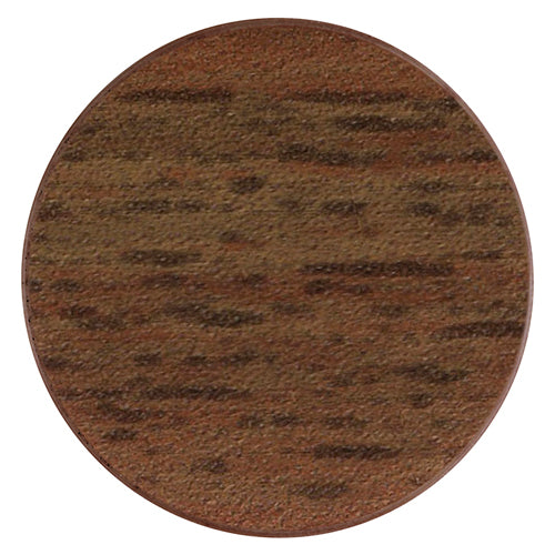 Adhesive Caps Dijon Walnut - 13mm | Pack of 112