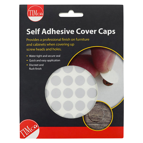 Adhesive Caps Grey - 13mm | Pack of 112