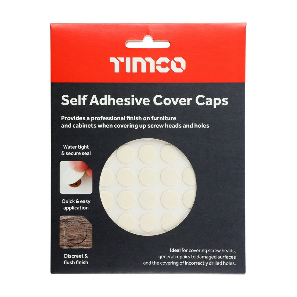 Adhesive Caps Ivory - 13mm | Pack of 112