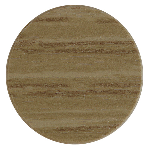 Adhesive Caps Odessa Oak - 13mm | Pack of 112