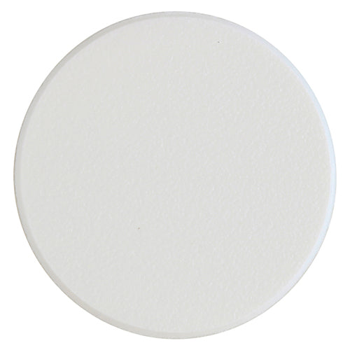 Adhesive Caps White Matt - 13mm | Pack of 112