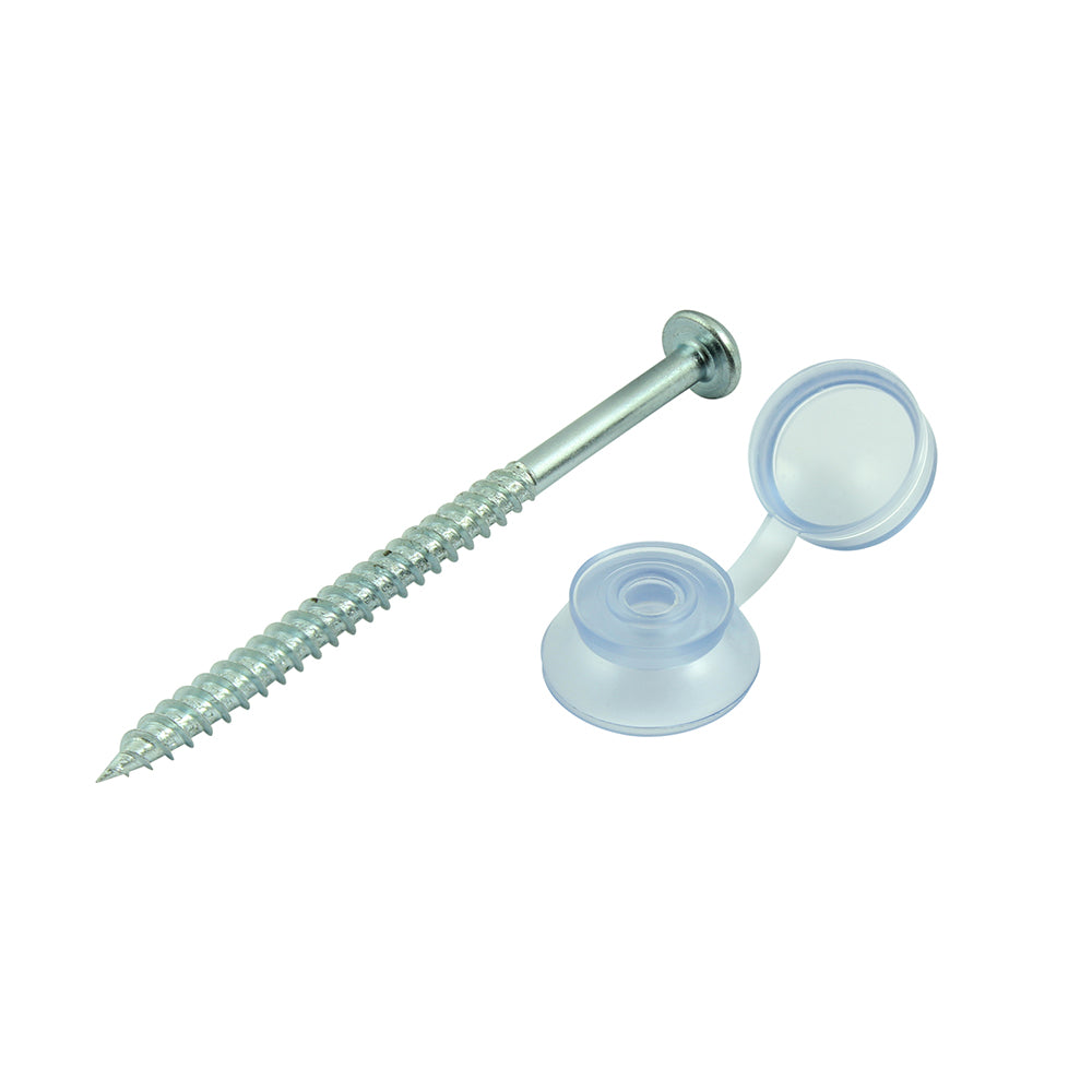 Corrugated Sheet Fixings Clear - 10 x 3 | TIMbag of 50