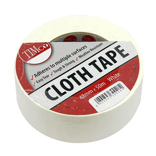Timco Cloth Tape - White Timco