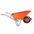 Heavy Duty Wheelbarrow - Orange - 100 Litre - Heavy Duty Tray TMA