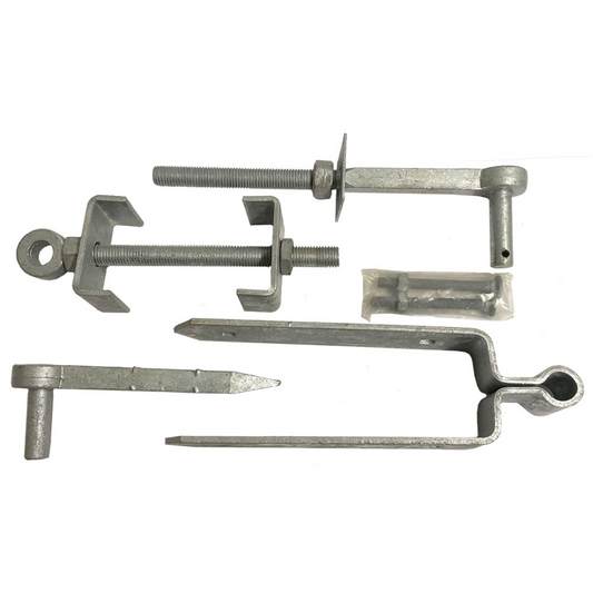 Gate Adjustable Hinge Set 305mm (12") Galv