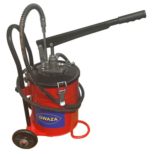 Gwaza Grease Pump Bucket - Capacity 10kgs - Trolley