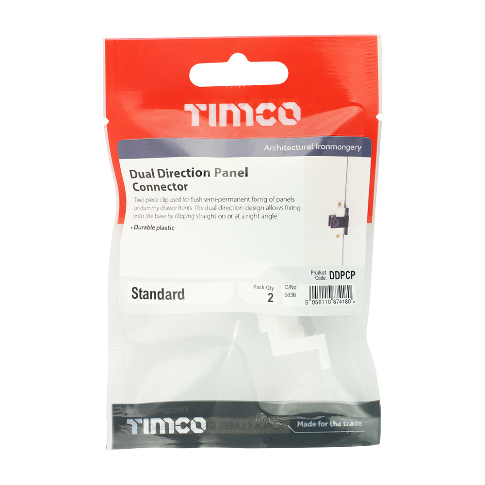 Dual Direction Panel Connector - | TIMpac of 2