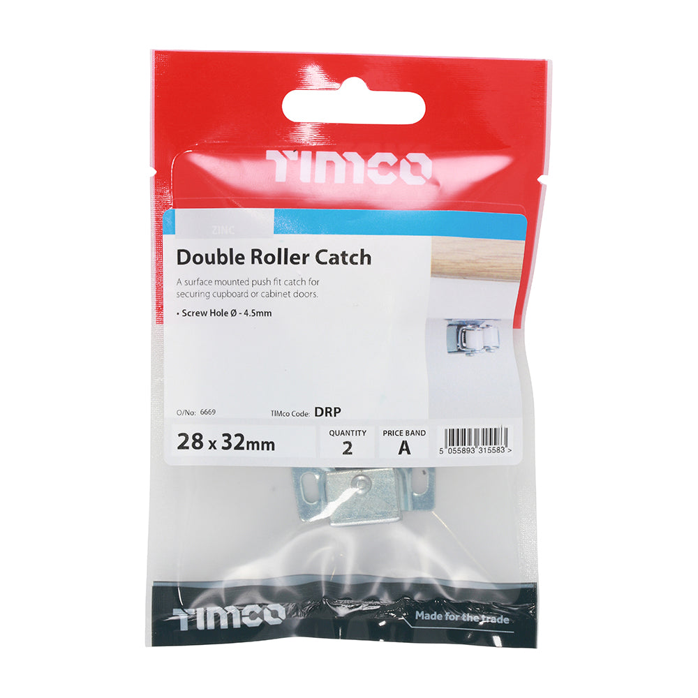 Double Roller Catch - 28 x 32 x 1 | TIMpac of 2