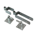 Timco Double Strap Hinge Set with Hook on Plate - Hot Dipped Galvanised | 600mm Timco