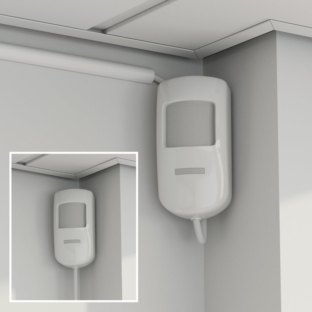 D-Line PVC White Mini Trunking 20x10mm - 2 Metres D-Line