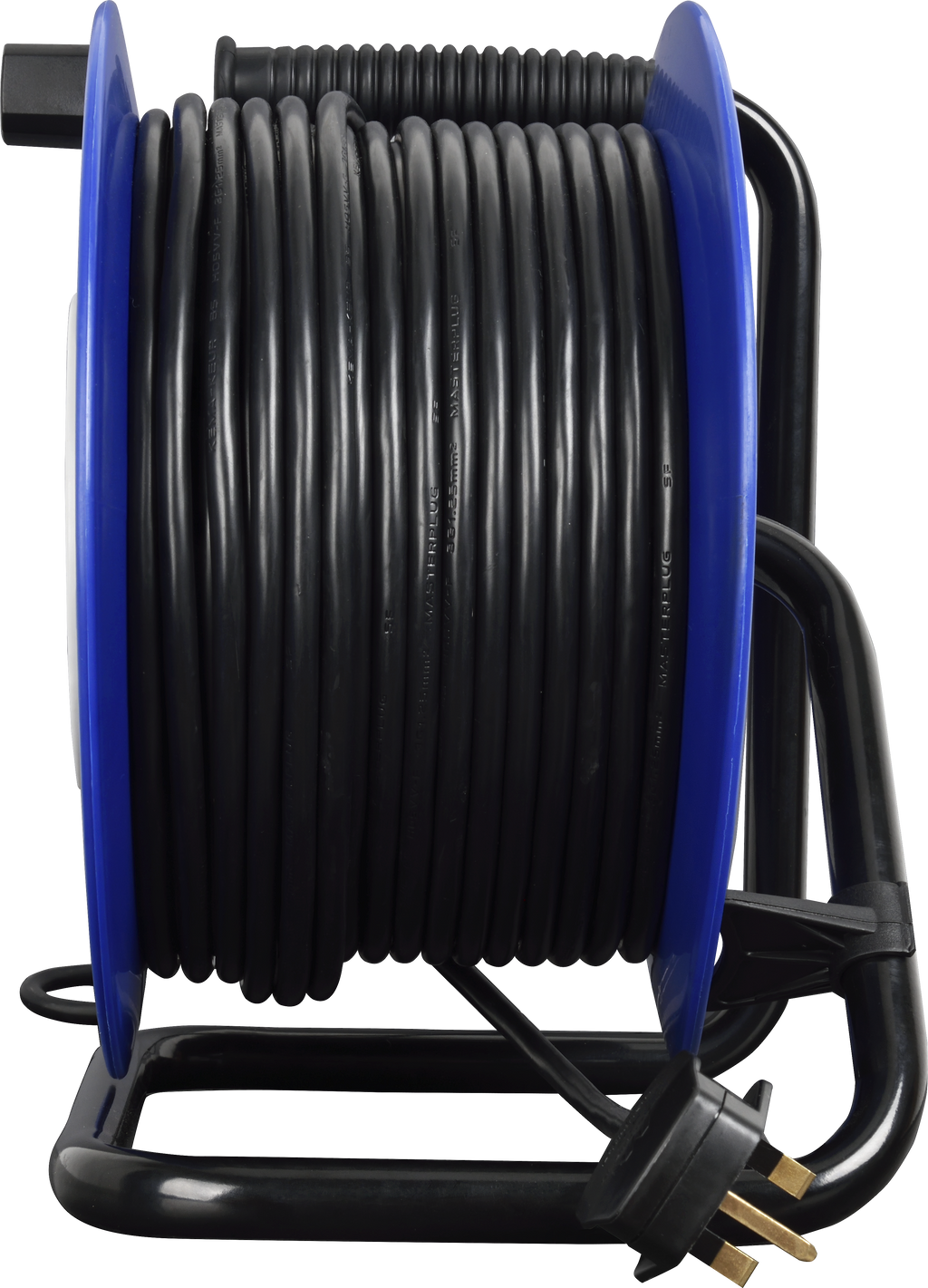 Masterplug 4 Plug Open Cable Extension Reel 50 Metres