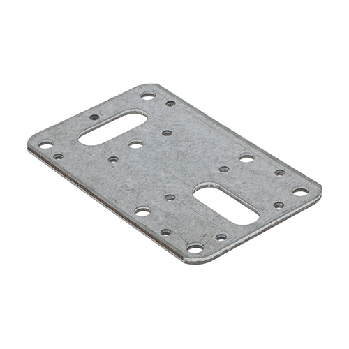 Flat Connector Plate - 62 x 100 | Bag of 5