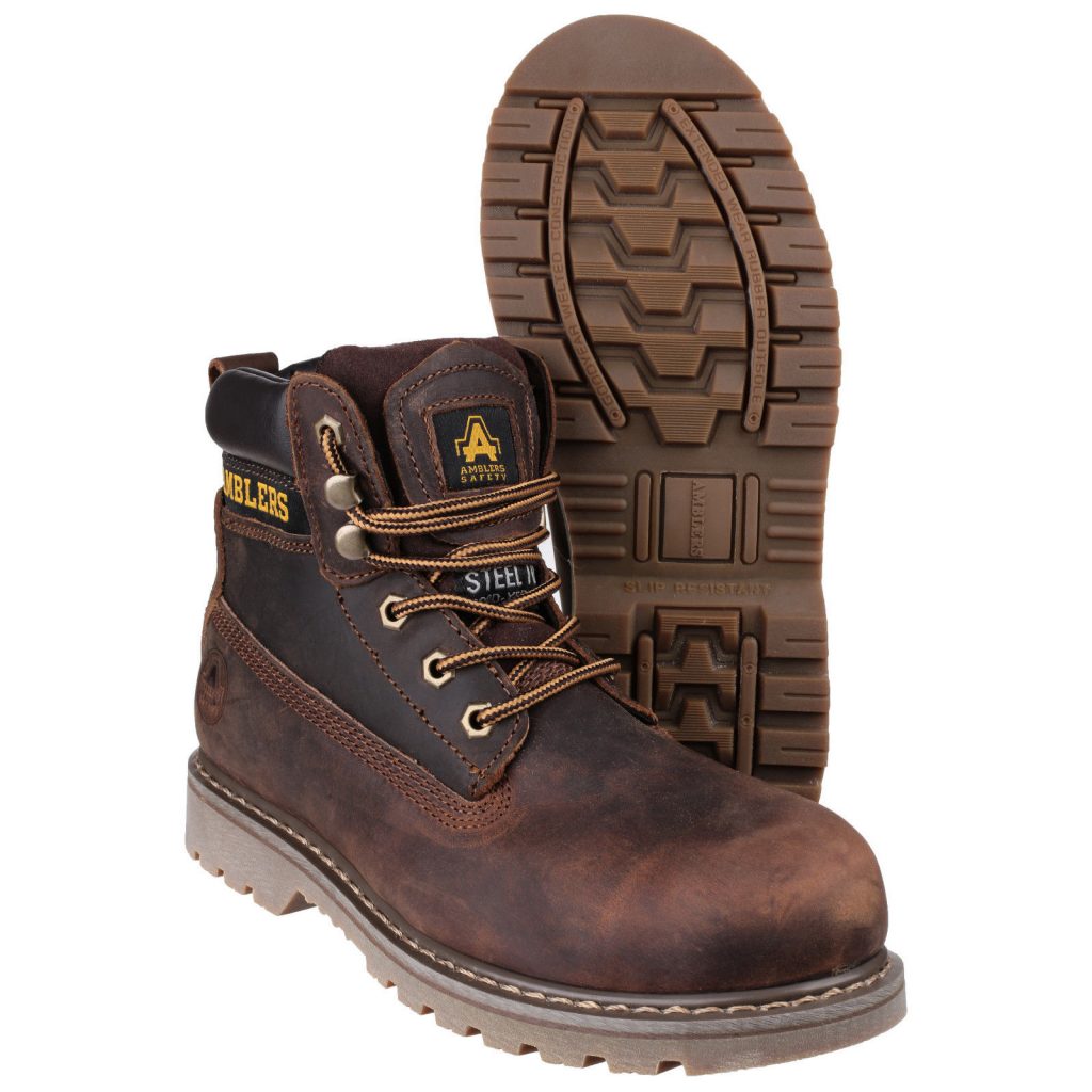 Amblers Safety FS164 Brown Welted Safety Boots