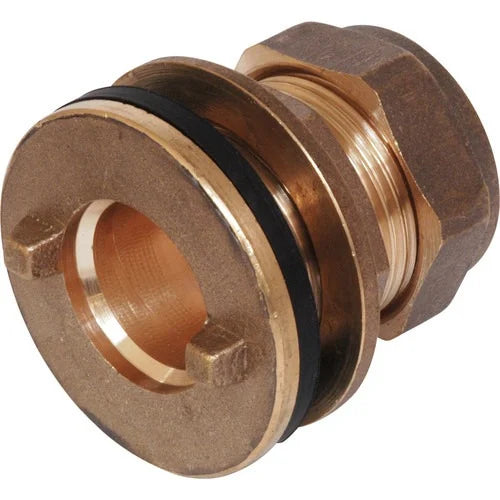 Brass Compression Tank Connector 15mm