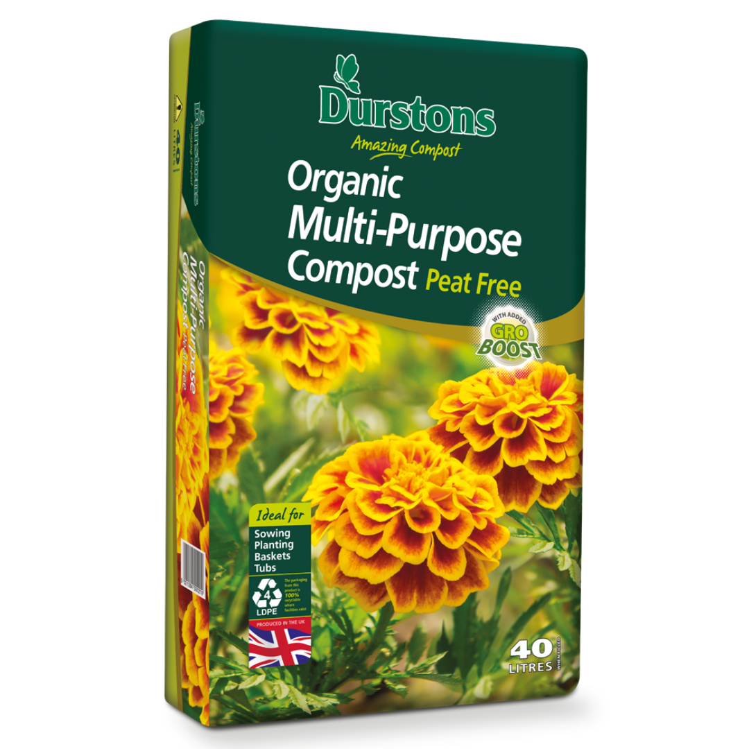 Durstons Organic Multi-Purpose Compost Peat Free 40 Litres