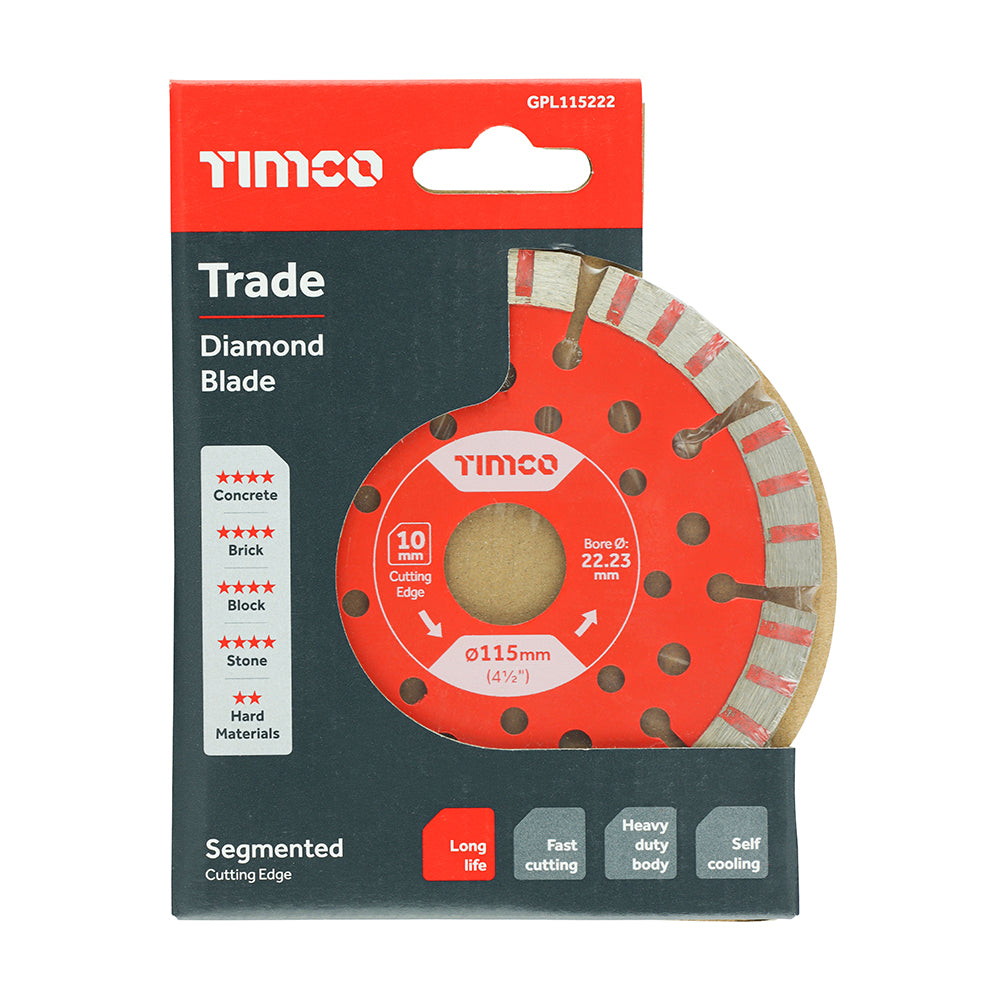 Trade Diamond Blade Seg - 115 x 22.2 | Box