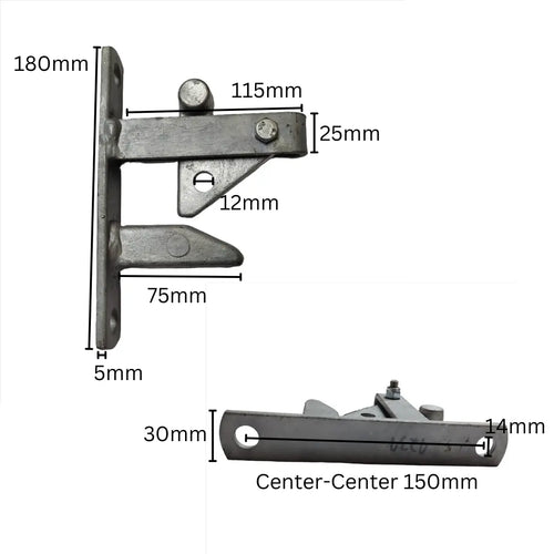 Self-Locking Automatic Field Gate Latch - Heavy Duty Gwaza