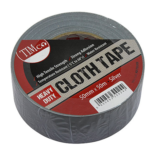 Heavy Duty Cloth Tape Silver