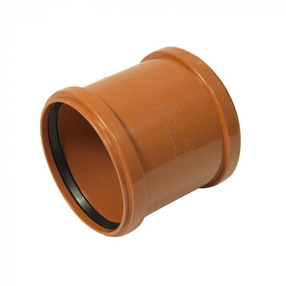 FloPlast Double Socket Coupling 110mm FloPlast