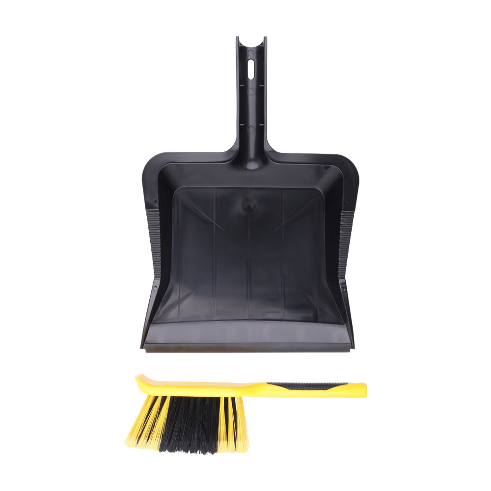 Bulldozer Heavy Duty Duty Dustpan & Brush Set