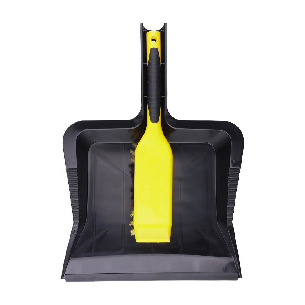 Bulldozer Heavy Duty Duty Dustpan & Brush Set