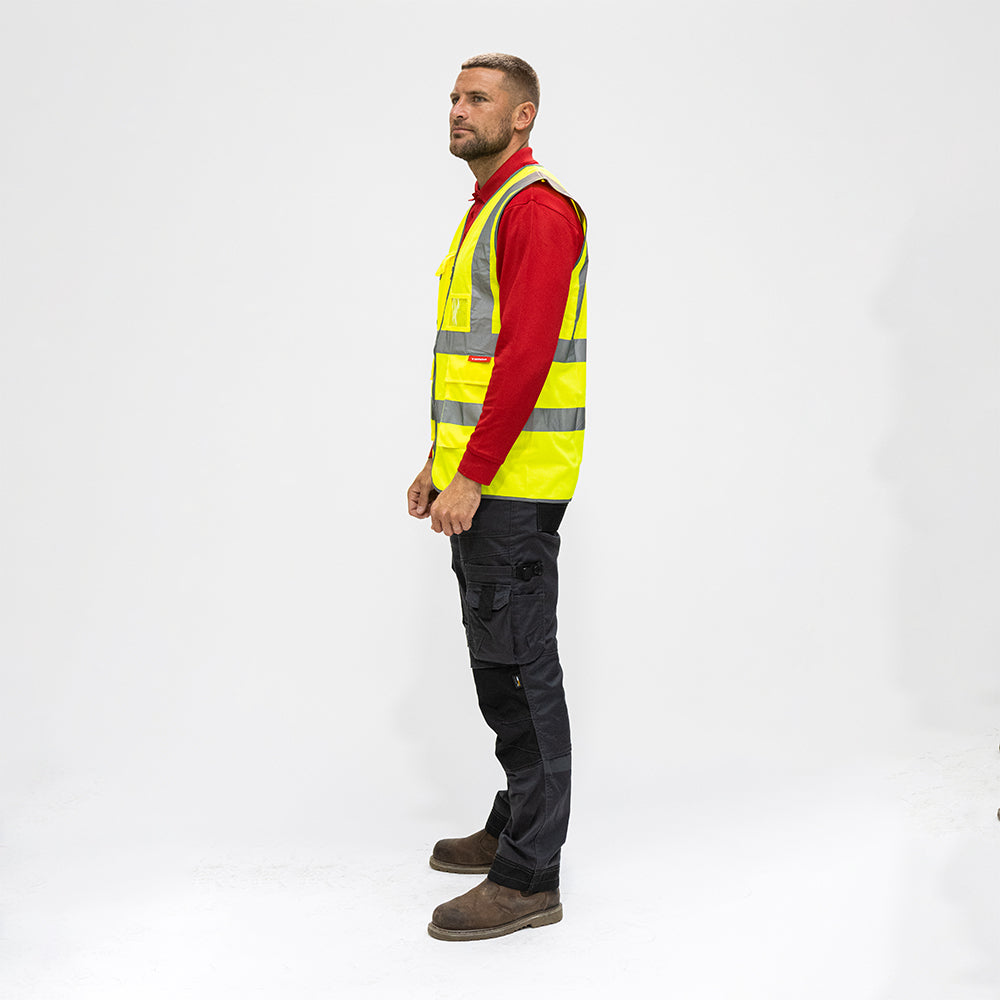 Hi-Vis Executive Vest Yellow - Large | Bag