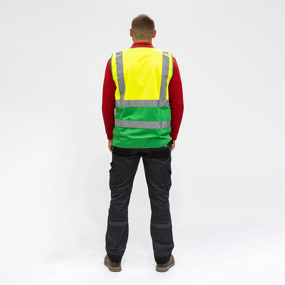 Hi-Vis Vest Yellow & Green - XXX Large | Bag