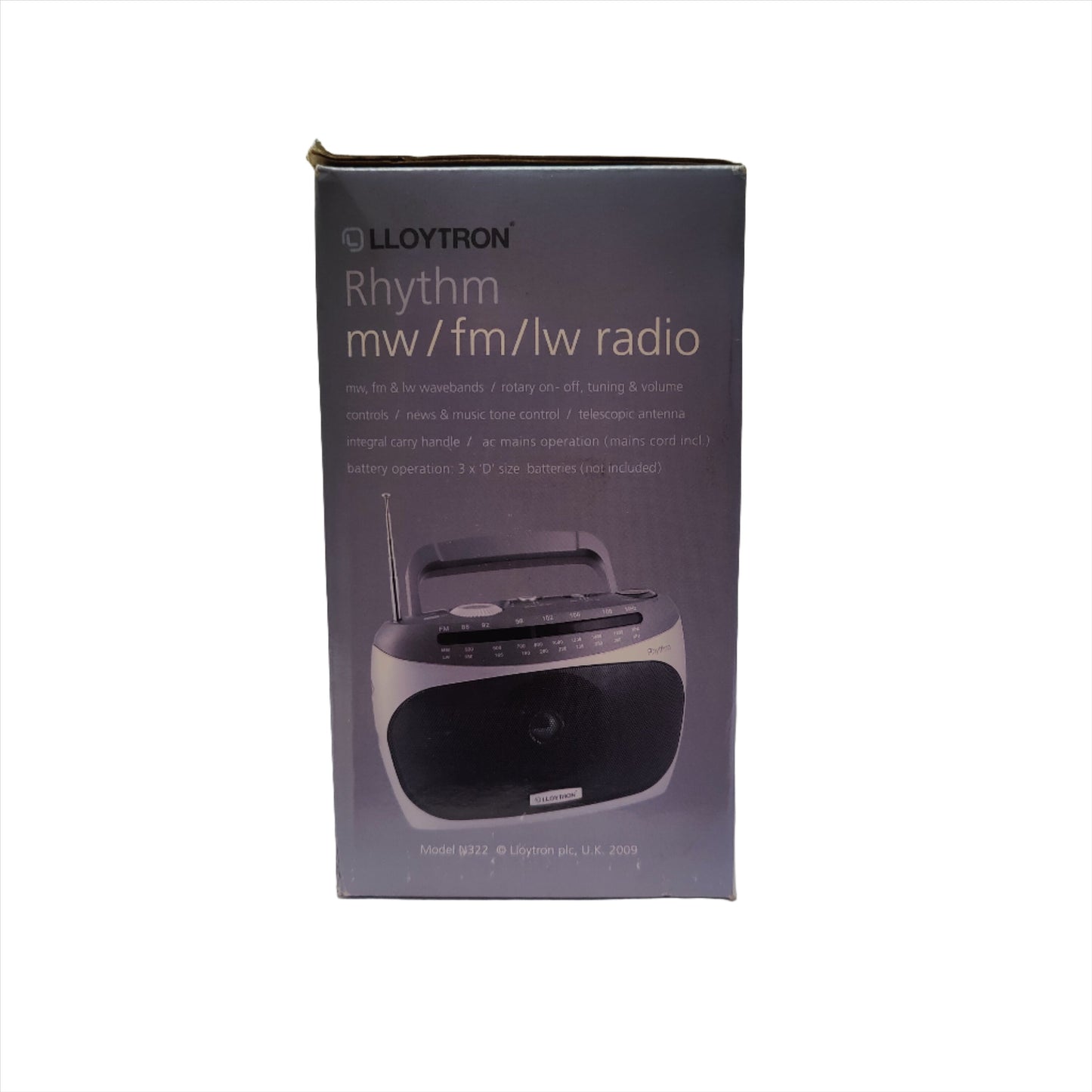 Lloytron Rhythm 3 Band Mains/Battery Radio