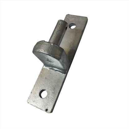 Gate Hook on Plate Galvanised 200mm x 50mm - 3/4 Pin (19mm)