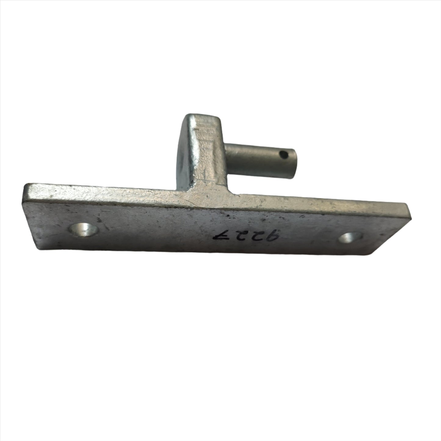 Gate Hook on Plate Galvanised 200mm x 50mm - 3/4 Pin (19mm)