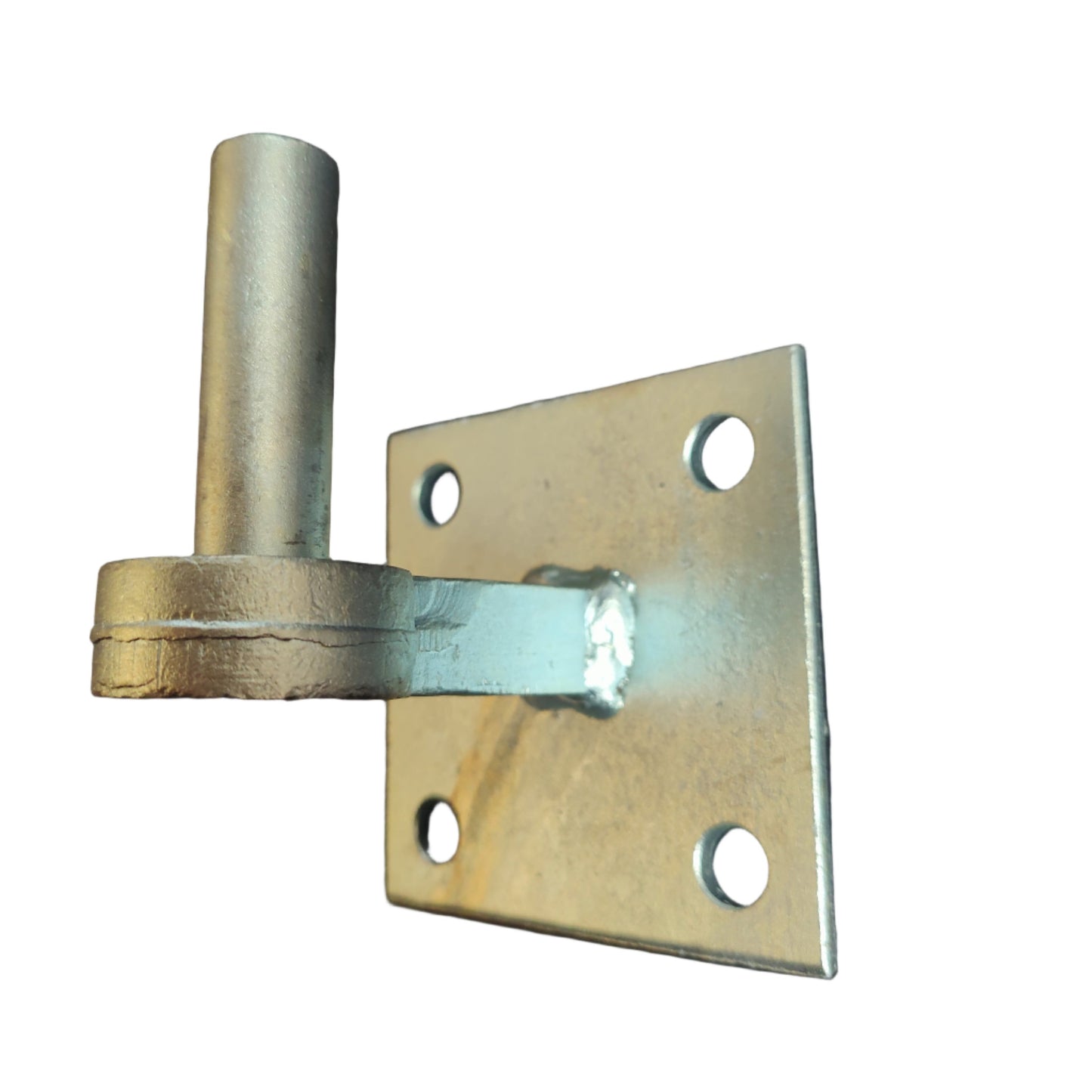 Gate Hook on Plate Galv. 4 x 4 inch - 3/4" (19mm) Pin