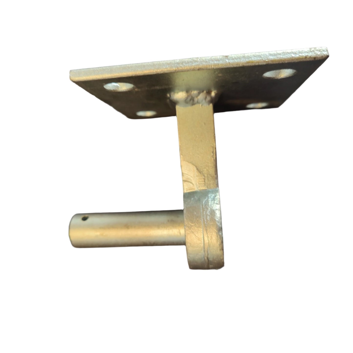 Gate Hook on Plate Galv. 4 x 4 inch - 3/4" (19mm) Pin