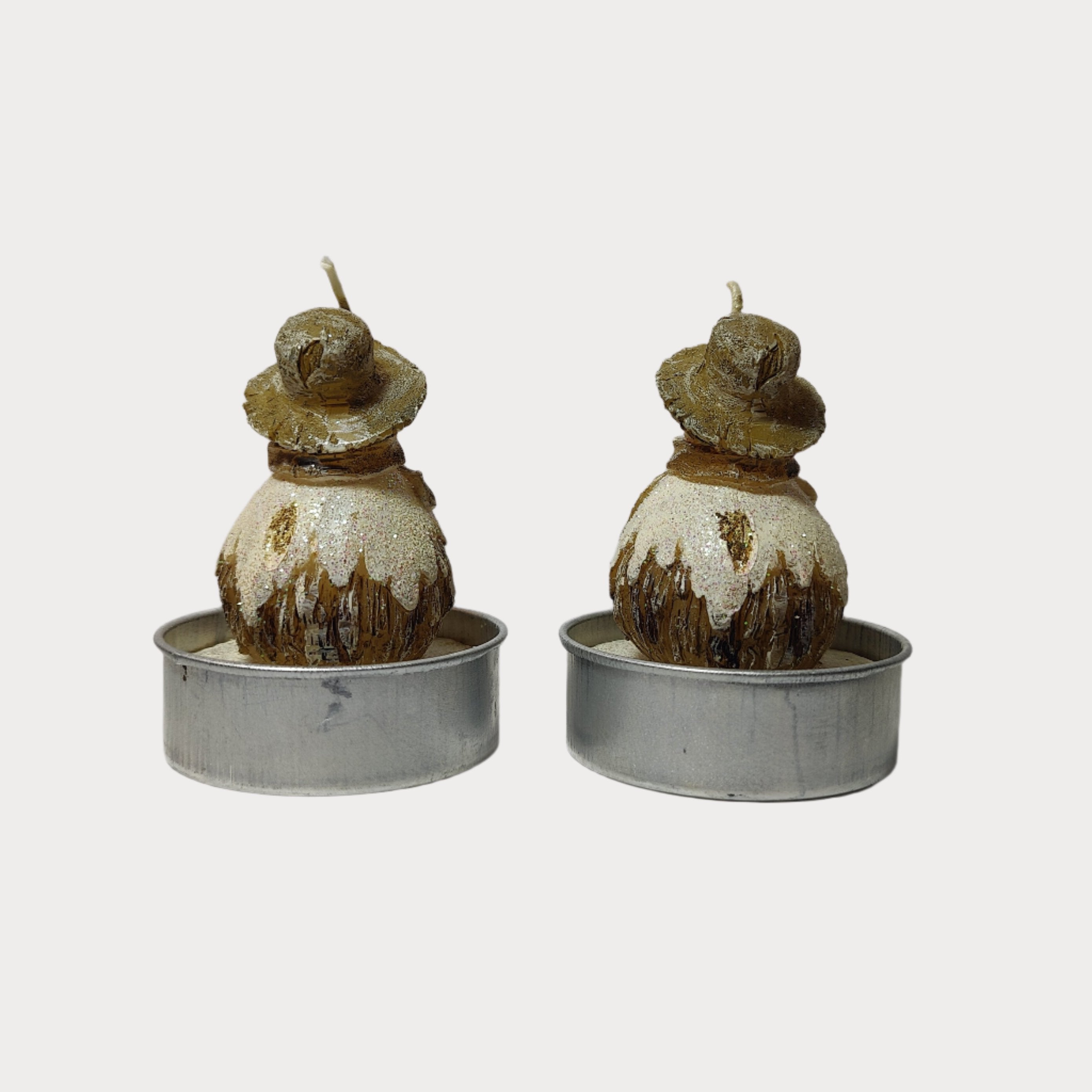 Christmas Snowman Tea lights - Pack of 2