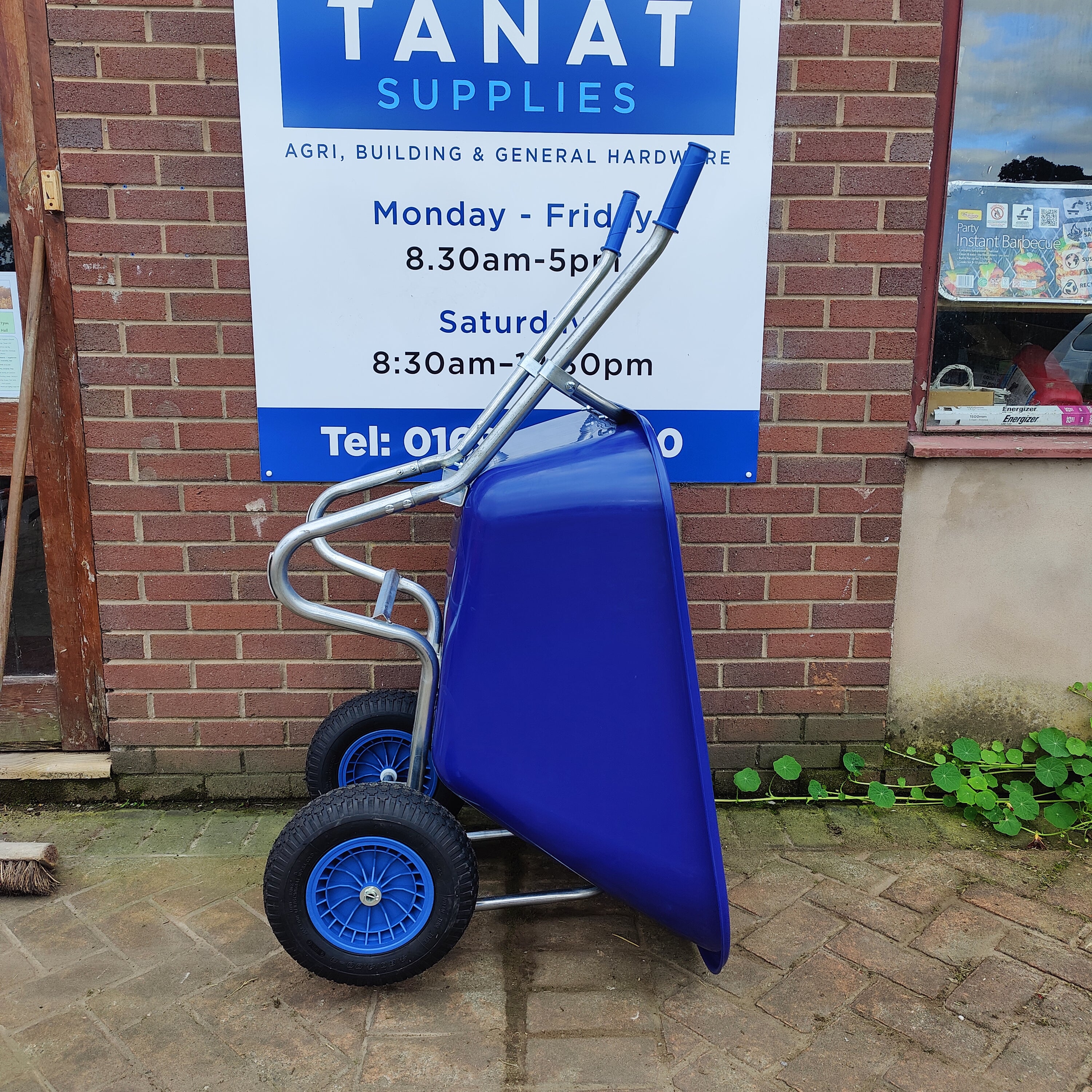 Big Blue 280L Twin Wheelbarrow