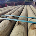 Round Peeled Post 75-100mm (3-4") 1.65m (5'6")