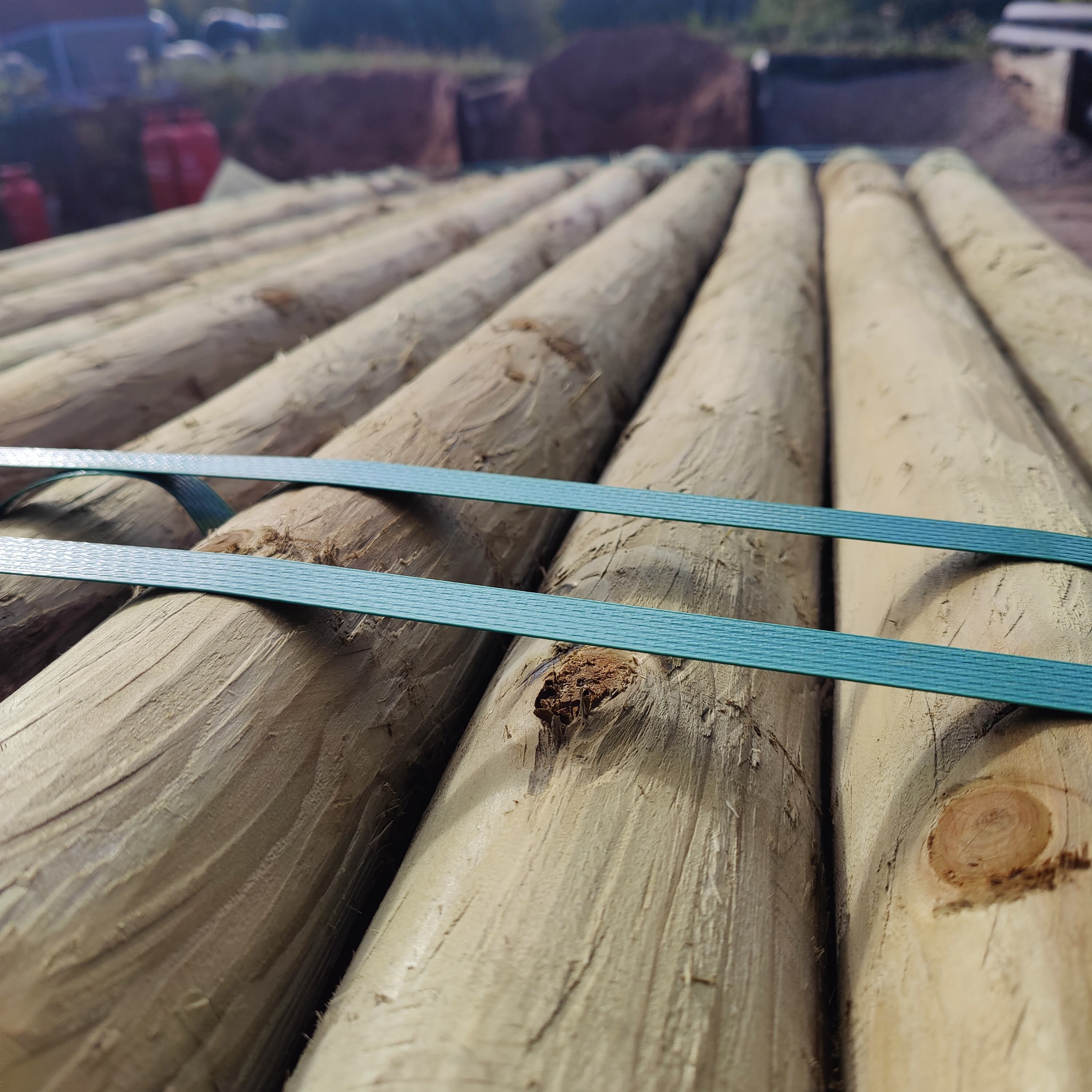 Round Peeled Post 75-100mm (3-4") 1.65m (5'6")