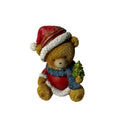 Christmas Teddy Ornament - Holding Tree Tanat Supplies