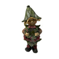 Christmas Figurine - Holding Central Wreath Tanat Supplies