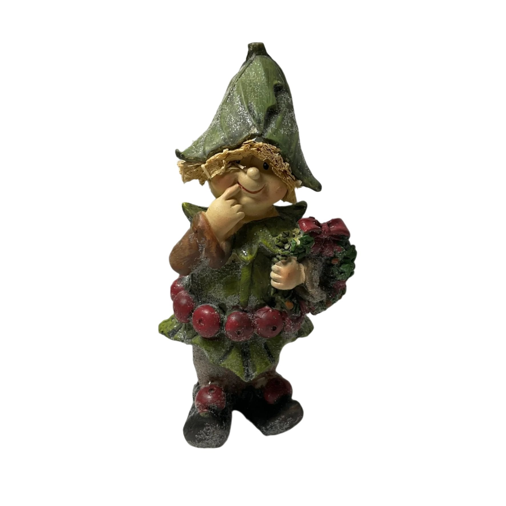 Christmas Figurine - Right Wreath Tanat Supplies